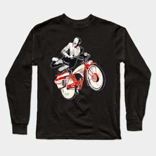 Pee Wee Herman Bicyle Jump Long Sleeve T-Shirt